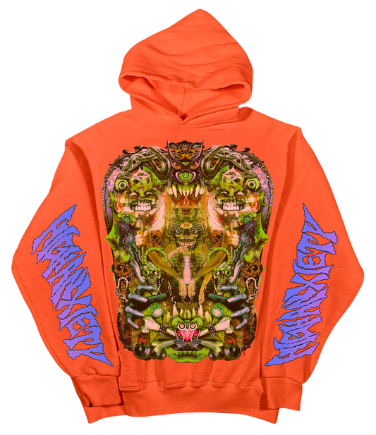 Orange High Anxiety Hoodie